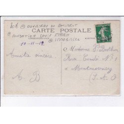 FRANCE: carte photo à localiser, boutique à louer, fondation louis stern, immmobilier ouvrier du bâtiment- très bon état