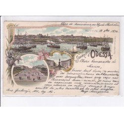 UKRAINE: ODESSA: souvenir d'odessa, 1896 - état