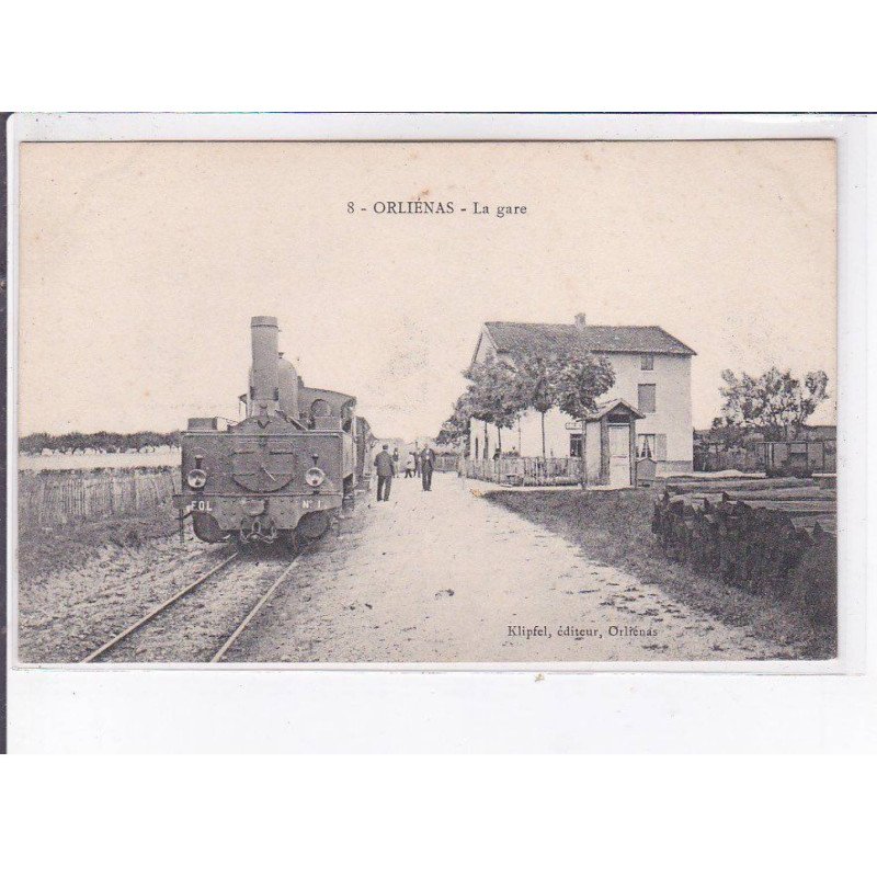ORLIENAS: la gare - très bon état