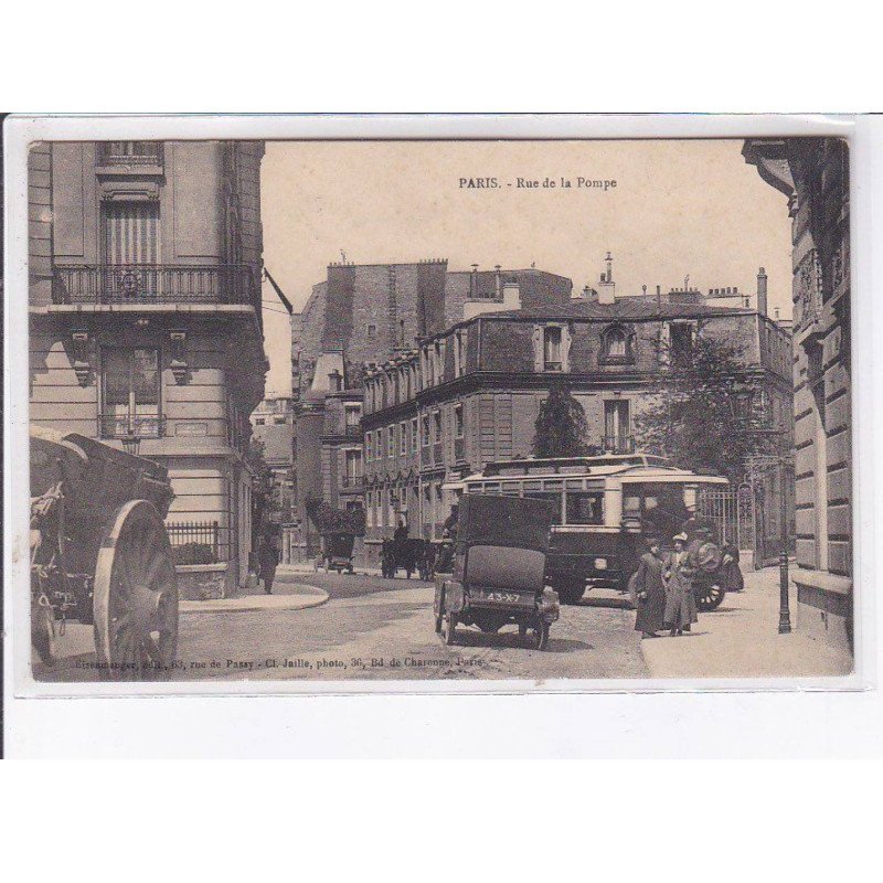 PARIS: 75016, rue de la pompe, autobus - très bon état