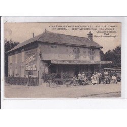 BOISSY-LEVIGNEN: café-restaurant-hôtel de la gare, maison kettel, pompe à essence "energie" - très bon état