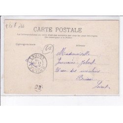 CONDE-sur-HUISNE: vue générale de la gare - état