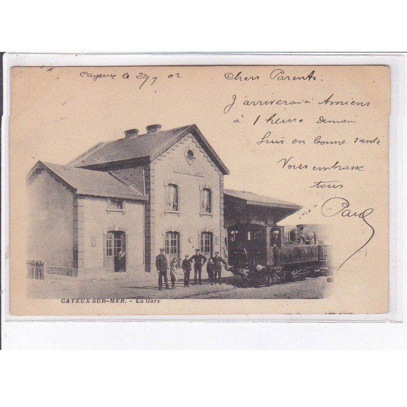 CAYEUX-sur-MER: la gare - très bon état