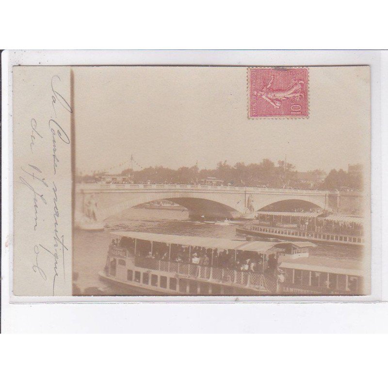 PARIS: course nautique, bateau-mouche - très bon état