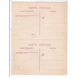 NANCY: funérailles de S.E. le cardinal mathieu 20 octobre 1908, sortie de la cathédrale, carte double - très bon état