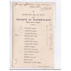 PLESSIS-PLACY: souvenir du service solennel pour les soldats, 1919 - très bon état