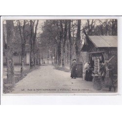 FONTAINEBLEAU: franchard, route de l'abbaye, vendeur de cartes postales - très bon état