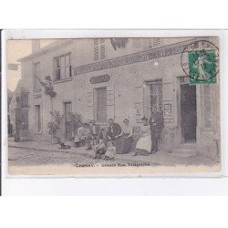 CHESSY: grande rue, télégraphe, maison canape, au rendez-vous des cyclistes - état