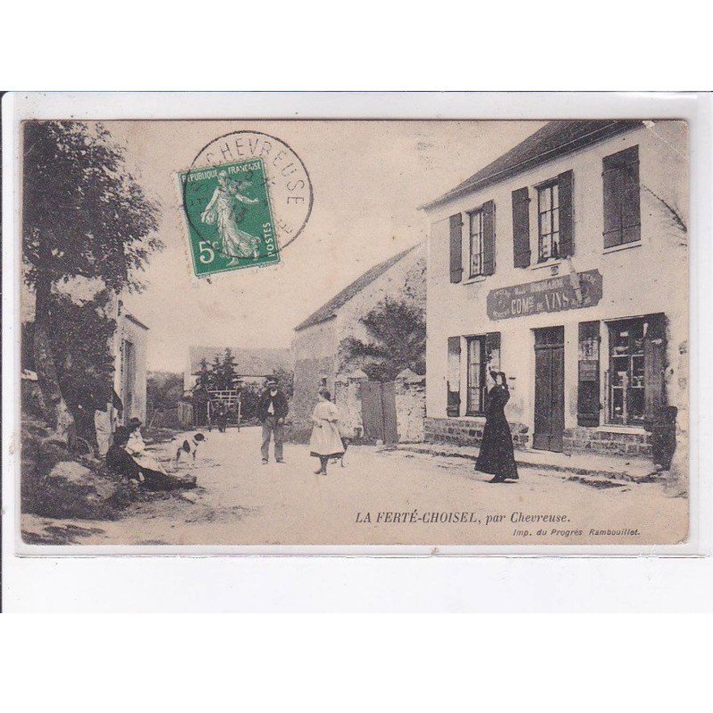 LA FERTE-CHOISIEL: commerce de vins - très bon état