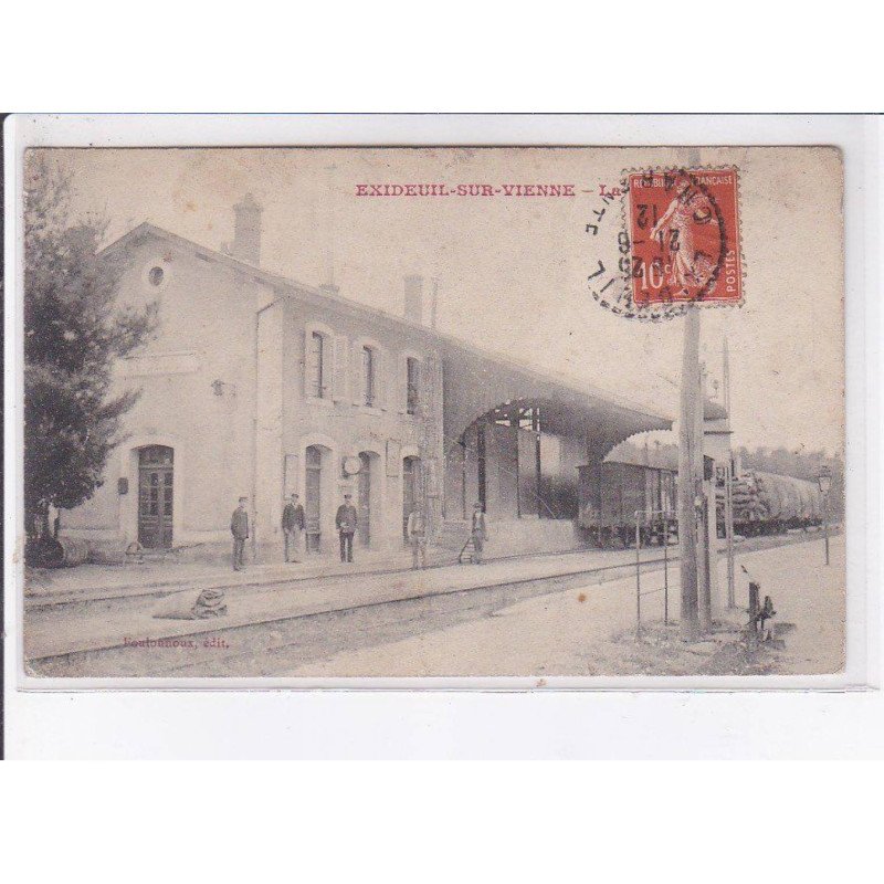 EXIDEUIL-sur-VIENNE: gare - état
