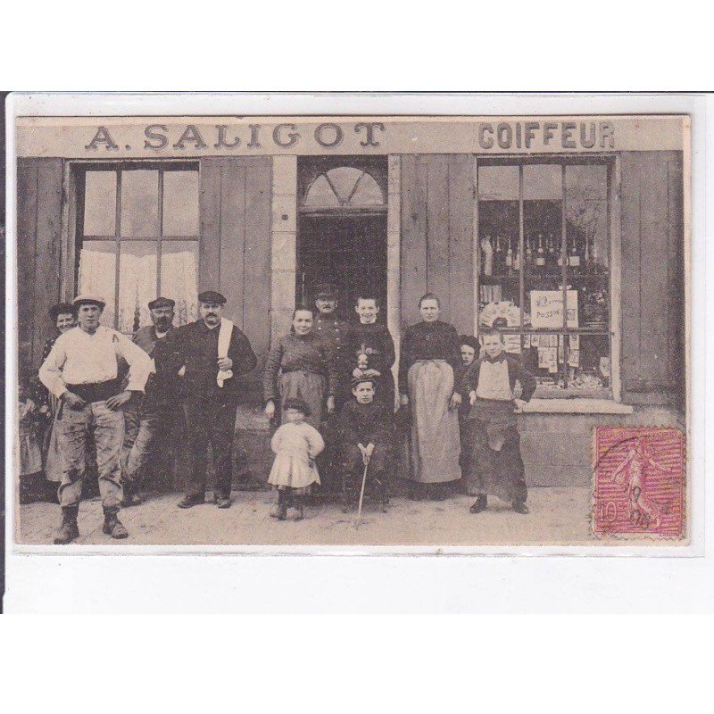 COURPALAY: A. Saligot, coiffeur - état