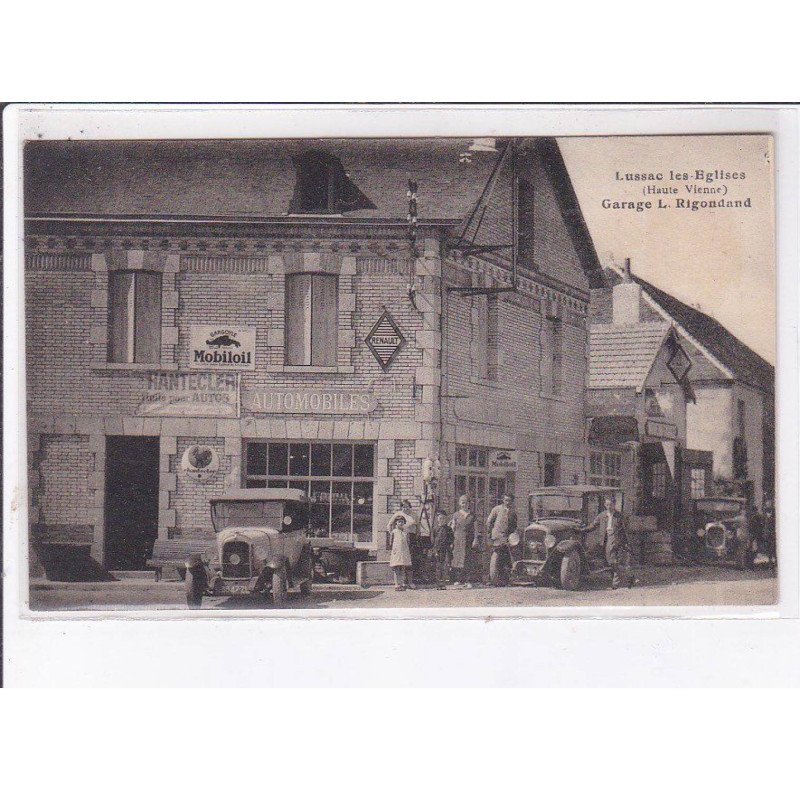 LUSSAC-lees-EGLISE: garage L. Rigondand - très bon état