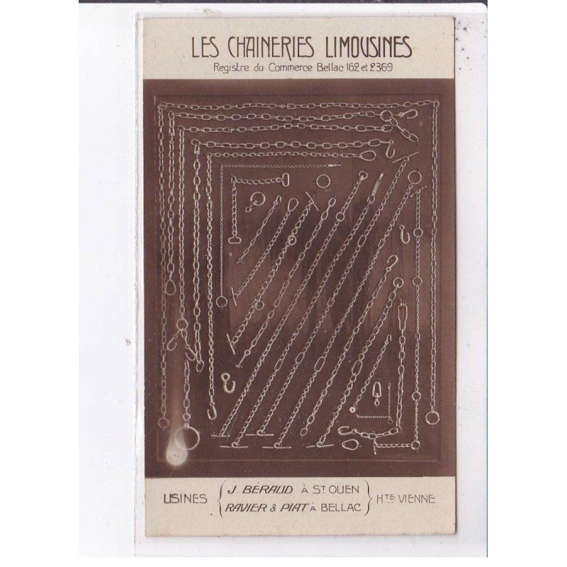 LISINES: les chaineries limousines - très bon état