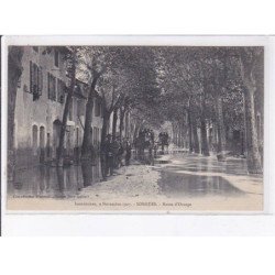 SORGUES: inondation 1907, route d'orange - très bon état