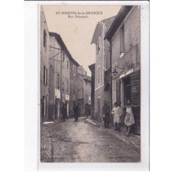 SAINT-MARTIN-de-la-BRASQUE: rue principale - très bon état