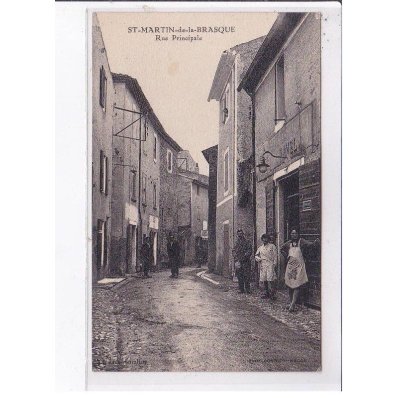 SAINT-MARTIN-de-la-BRASQUE: rue principale - très bon état