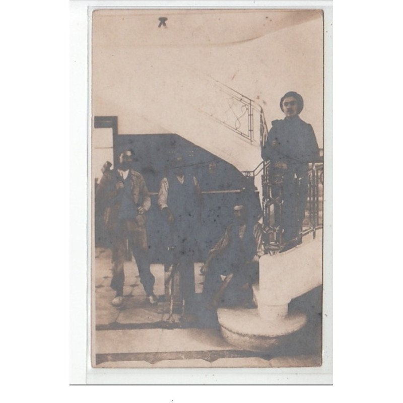 HENDAYE (?) - CARTE PHOTO - Hommes - très bon état