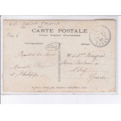 PARIS: 75003, rue saint-martin, bar du centre, a la vieille renommée du café - très bon état