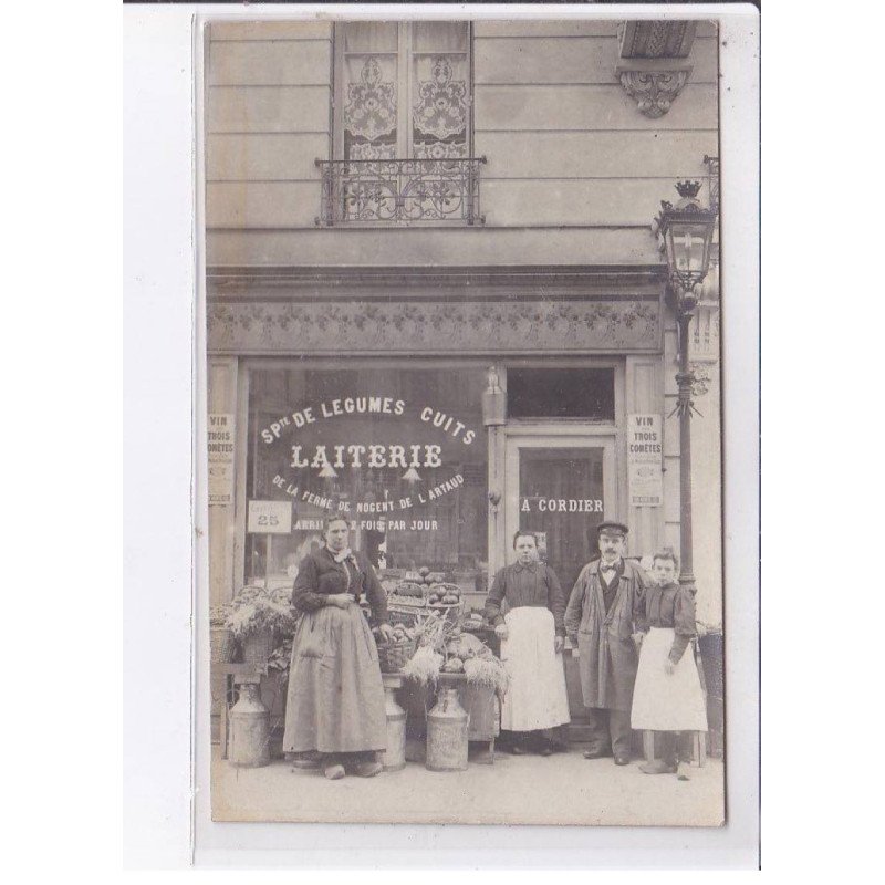 PARIS: laiterie, spte de légumes cuits, A. Cordier, à la ferme de nogent de l'artaud - très bon état
