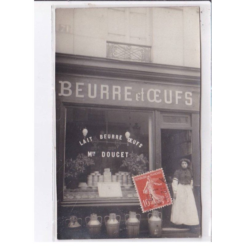 PARIS: beurre et oeufs, maison Doucet - très bon état