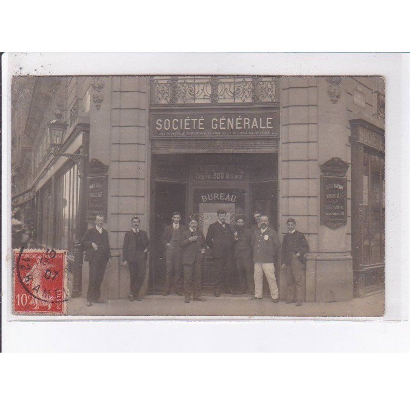 PARIS: 75007, 126 rue saint-dominique, banque, société générale - très bon état