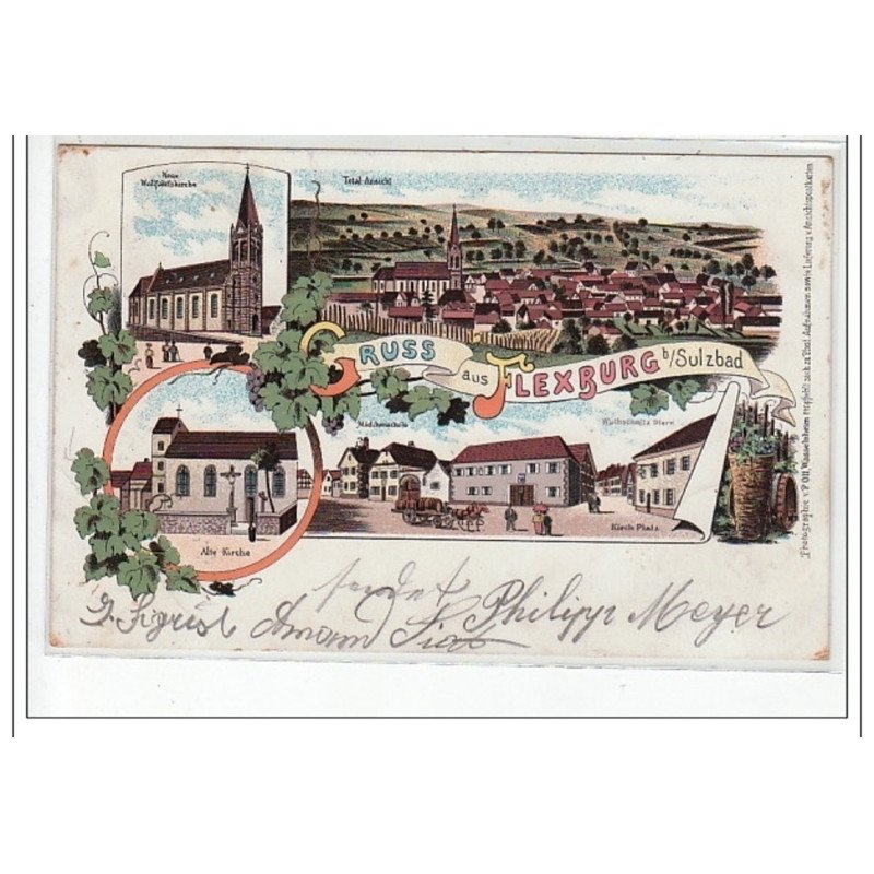 Gruss aus FLEXBURG beim SULZBAD - état