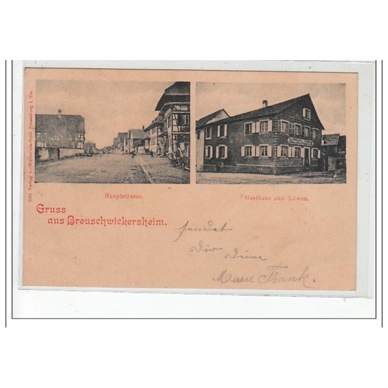 Gruss aus BREUSCHWICKERSHEIM - très bon état
