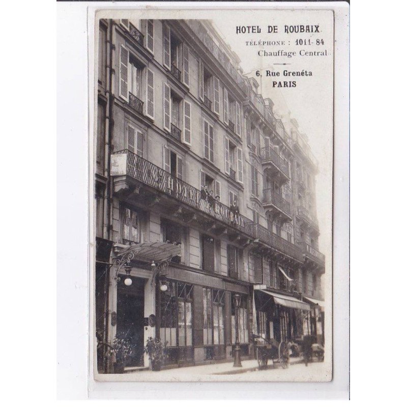 PARIS: 75003, hôtel de roubaix, 6 rue grenéta - très bon état