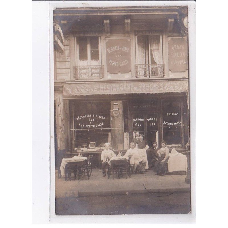 PARIS: 2CPA du restaurant du Progrès - a la petite carte - très bon état