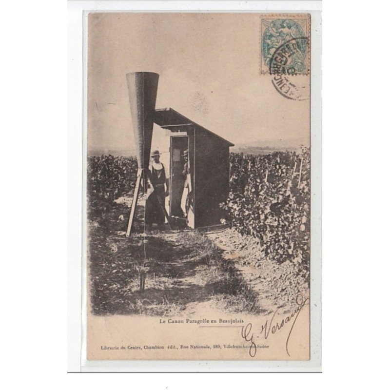 Le canon paragrêle en BEAUJOLAIS - état