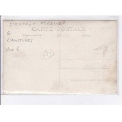 FRANCE: carte photo à localiser torrilhon et pax, clermont ferrand(?), chaussures - très bon état