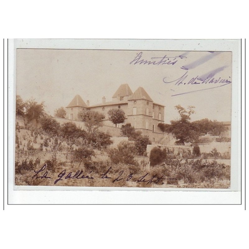 MILLERY - CARTE PHOTO - Château - très bon état MILLERY - CARTE PHOTO - Château - très bon état