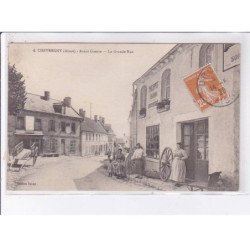 CHVREGNY: avant guerre, la grande rue - très bon état