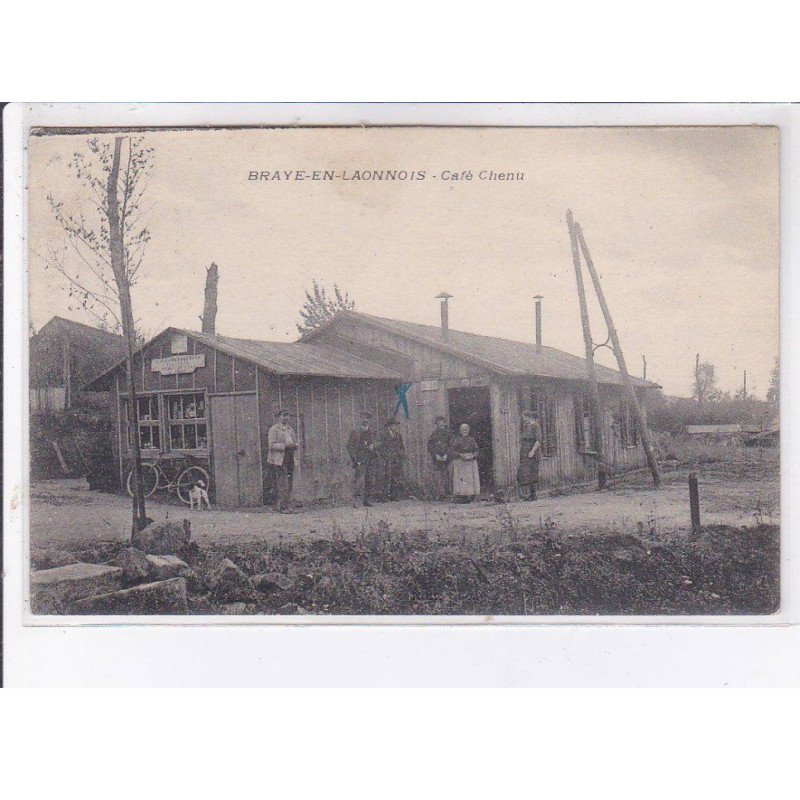 BRAYE-en-LAONNOIS: café chenu - très bon état