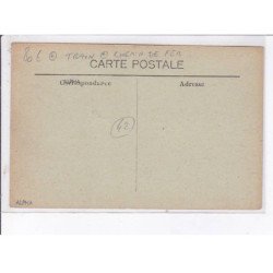 BACHASSE: carrefour, arrivée du département, train, chemin de fer - très bon état