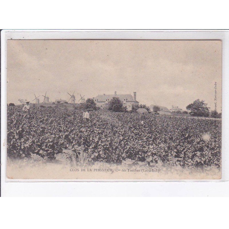 LES TOUCHES: clos de la peignerie, moulin à vent - très bon état