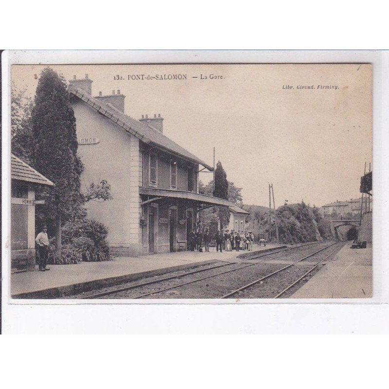 PONT-de-SALOMON: la gare - très bon état