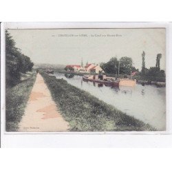 CHATILLON-sur-LOIRE: le canal aux hautes-rives, batellerie - très bon état