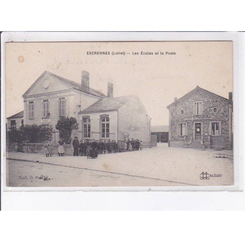 ESCRENNES: les écoles et la poste - très bon état
