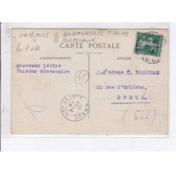 ORLEANS: bathelemi frères, porcelaine, garniture en saxe véritable - état