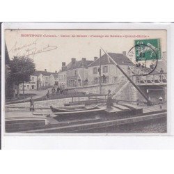 MONTBOUY: canal de briare, passage du bateau "quand même" - très bon état