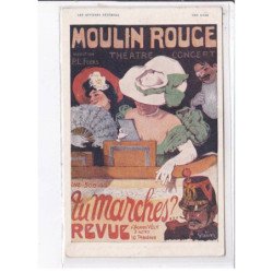 PUBLICITE: grün, moulin rouge, théâtre concert, tu marches? revue d'adrien vély - très bon état