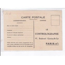 PUBLICITE: sur tout ce qui tourne, surtout tout ce qui se meut, le controlographe - très bon état