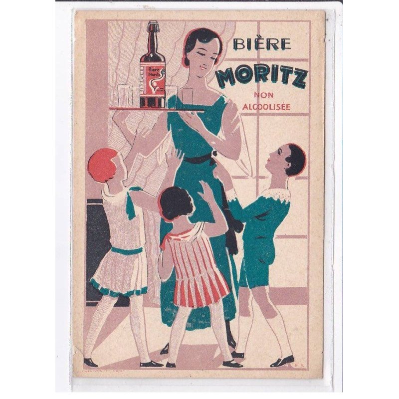 PUBLICITE: bière moritz non alcoolisée - très bon état