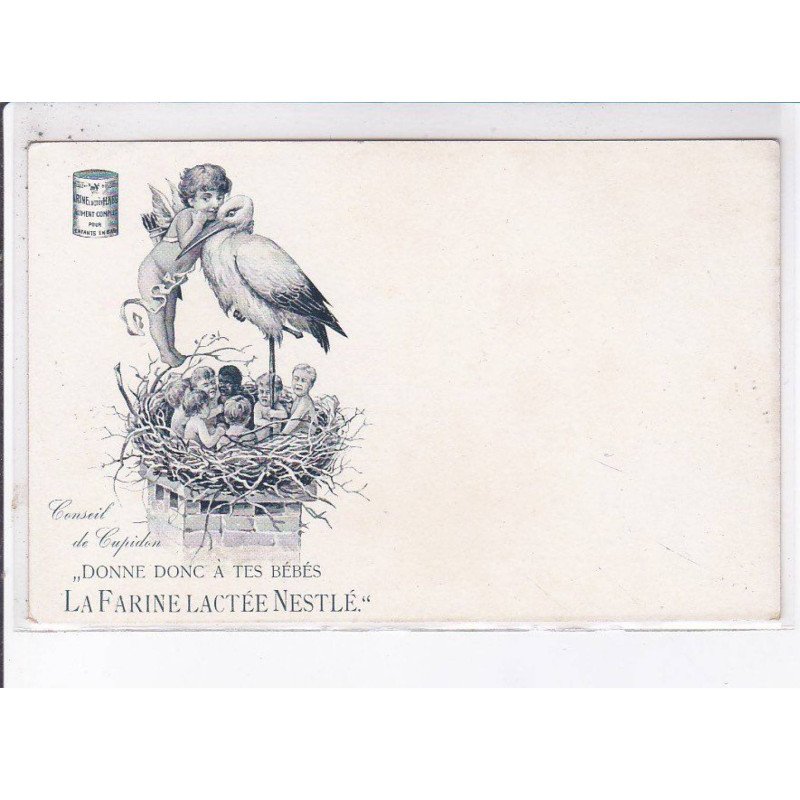 PUBLICITE: la farine lactée nestlé, donne donc à tes bébé, conseil de cupidon - très bon état