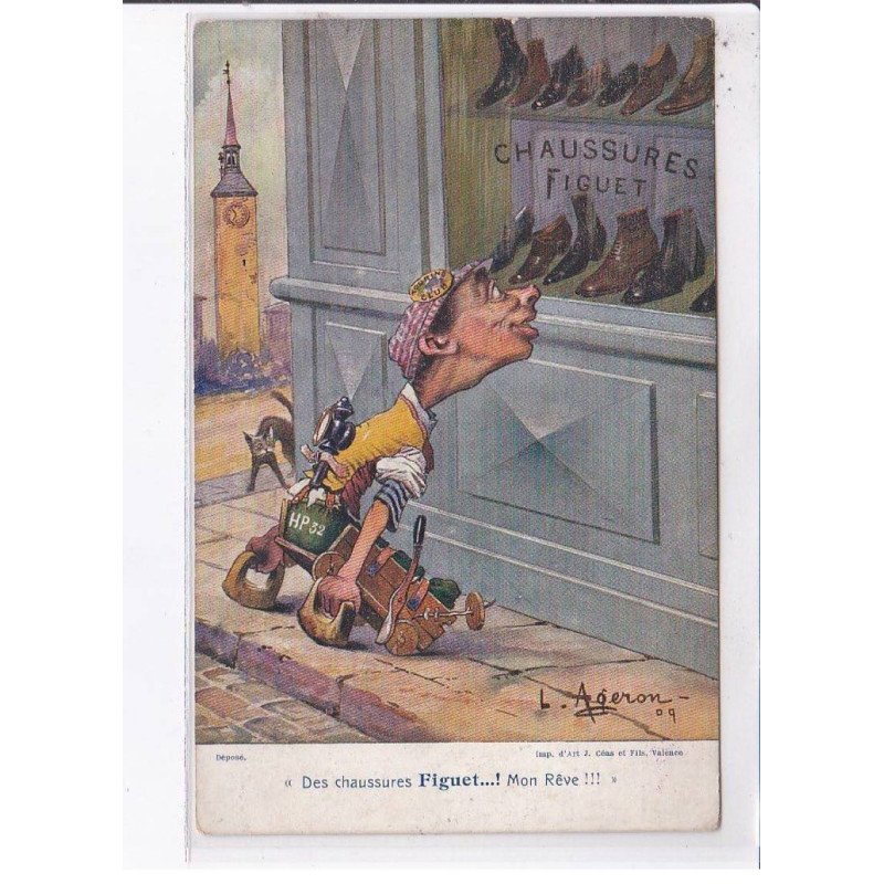 PUBLICITE: chaussures figuet, mon rêve!!! - très bon état