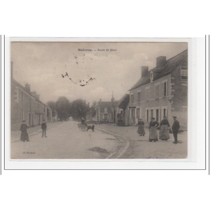 SUEVRES : une voiture à chien sur la route de Blois  - très bon état