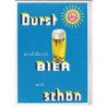 PUBLICITE: durst wird durch bier erst schön, bière, ketschenburg - très bon état