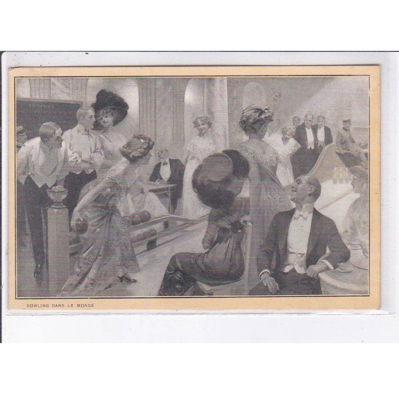 PUBLICITE: bowling dans le monde - très bon état