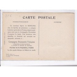 PUBLICITE: bowling dans le monde - très bon état